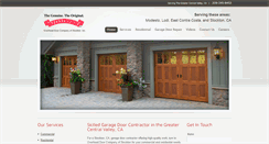 Desktop Screenshot of overheaddoorstockton.com